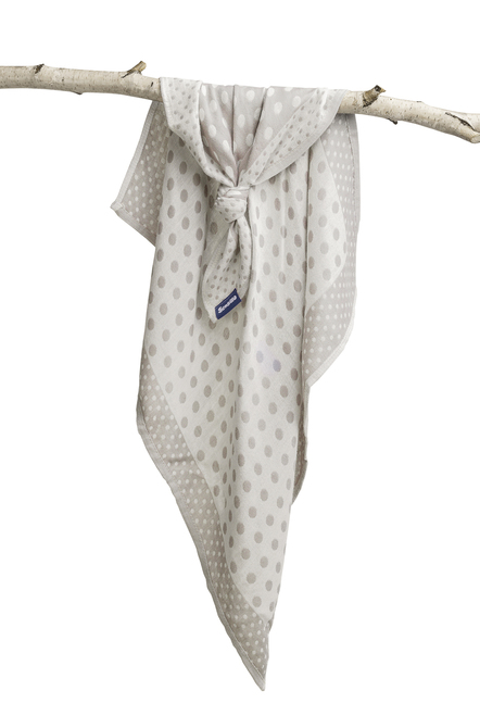 Bamboo and cotton diaper – latte dots – Bild 2