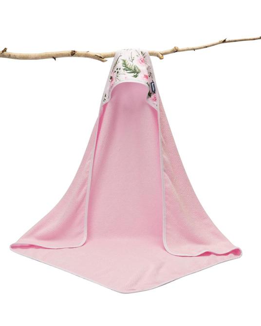 Crepe hooded bath towel – pink - Image 2