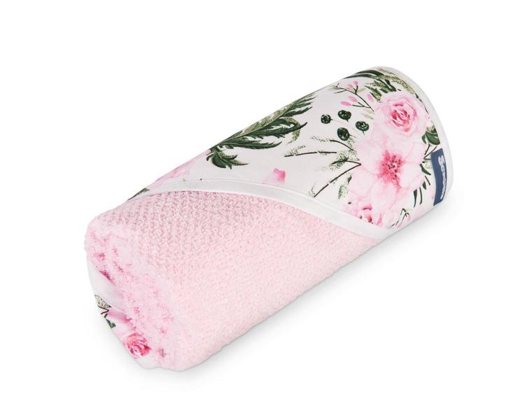Crepe hooded bath towel – pink - Image 4