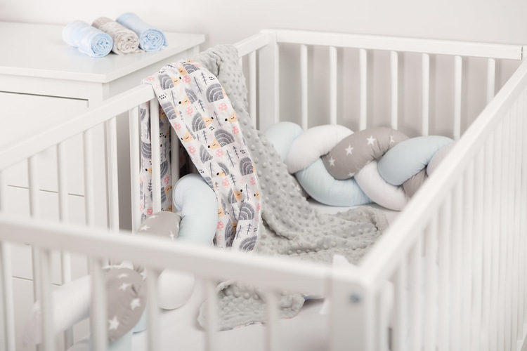 Light Minky Blanket - Hedgehogs grey 75x100 - Image 6