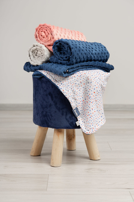 Light Minky Blanket – dream catchers graphite - Image 8