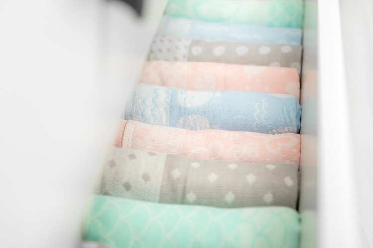 Bamboo and cotton diaper – latte owls - Image 7