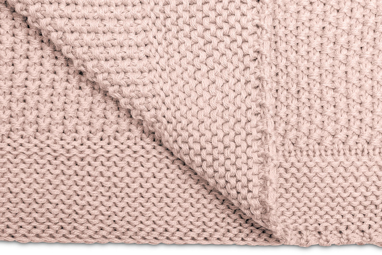 Knitted Blanket – pink - Image 8