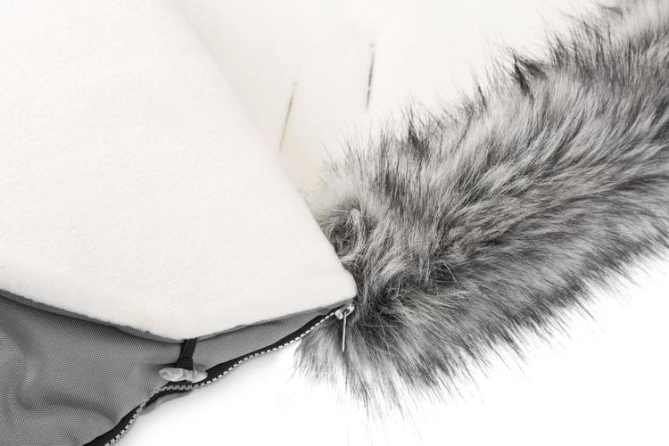 Eskimo Romper Bag – grey/polar fleece - Image 4