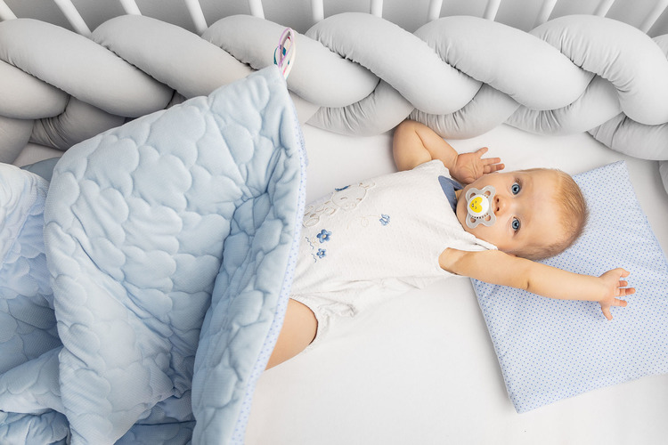 Braided Crib Bumpers 210 cm – smooth mint - Image 10