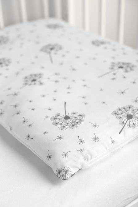2-pieces 100×135 cm Bed SHEETS – dandelion white - Image 2
