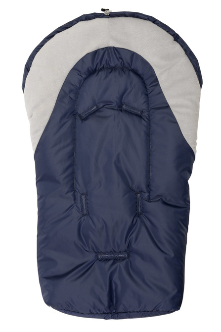 Carrier seat sleeping bag – navy blue/grey polar - Image 2