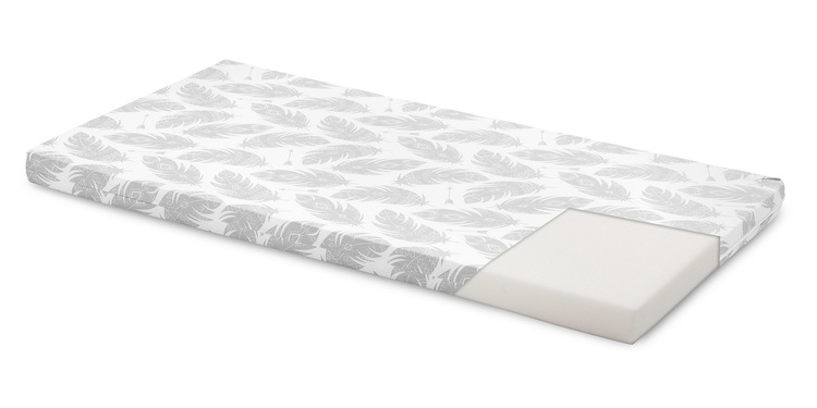 Cot Insert – grey feathers - Afbeelding 2