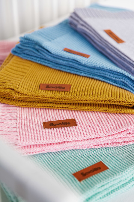 Bamboo and cotton blanket – mustard - Image 5