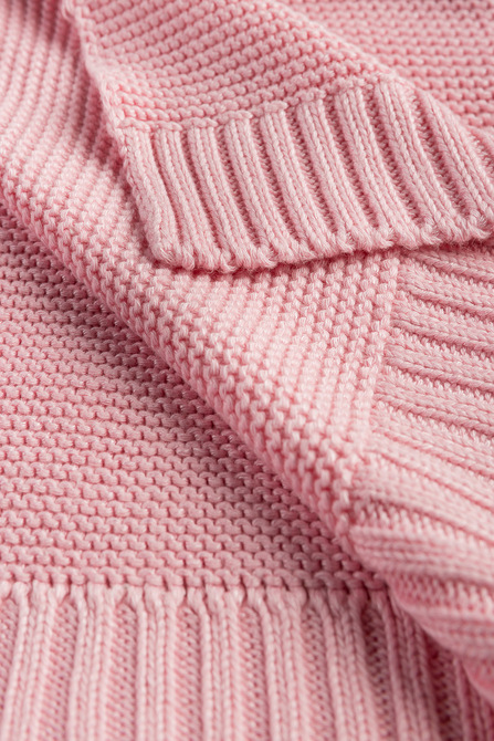 Bamboo and cotton blanket – pink - Image 6