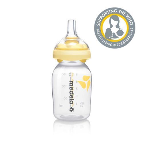 0128 MEDELA CALMA BOTTLE WITH MILK FEEDING DEVICE 150ML - Image 3