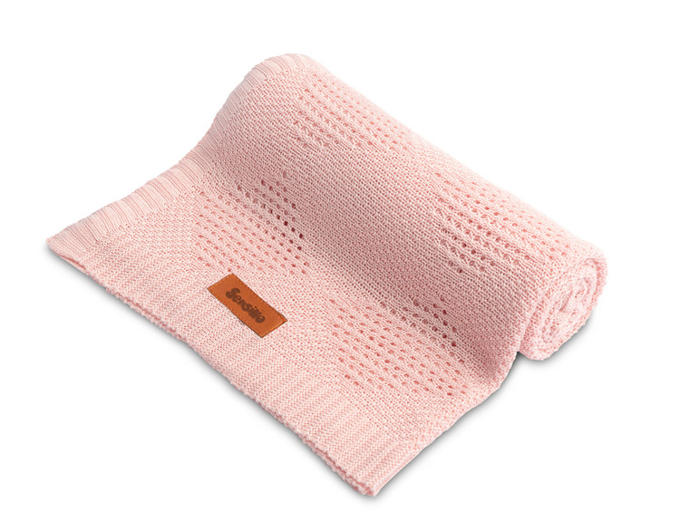 Bamboo blanket – pink - Image 3