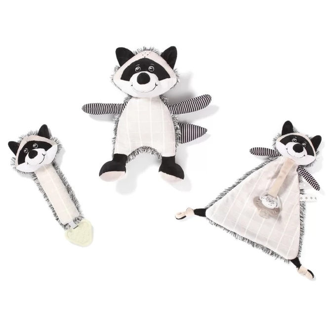 745 Cuddly toy for babies RACOON ROCKY - Image 4
