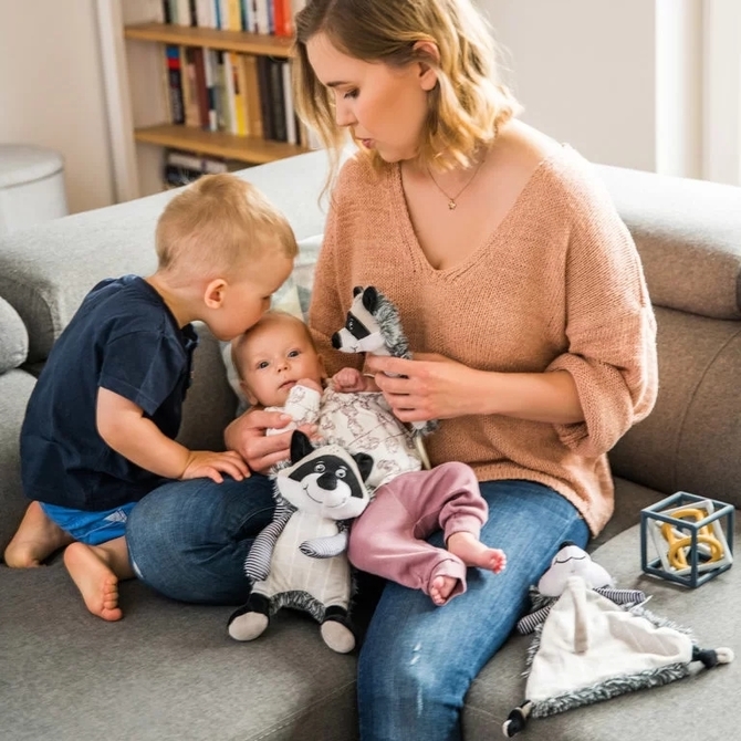 745 Cuddly toy for babies RACOON ROCKY - Image 6