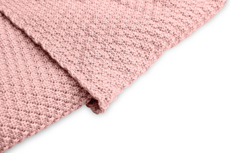 HOODED SWADDLE BLANKET 100% BAMBOO GIFT PINK - Image 3