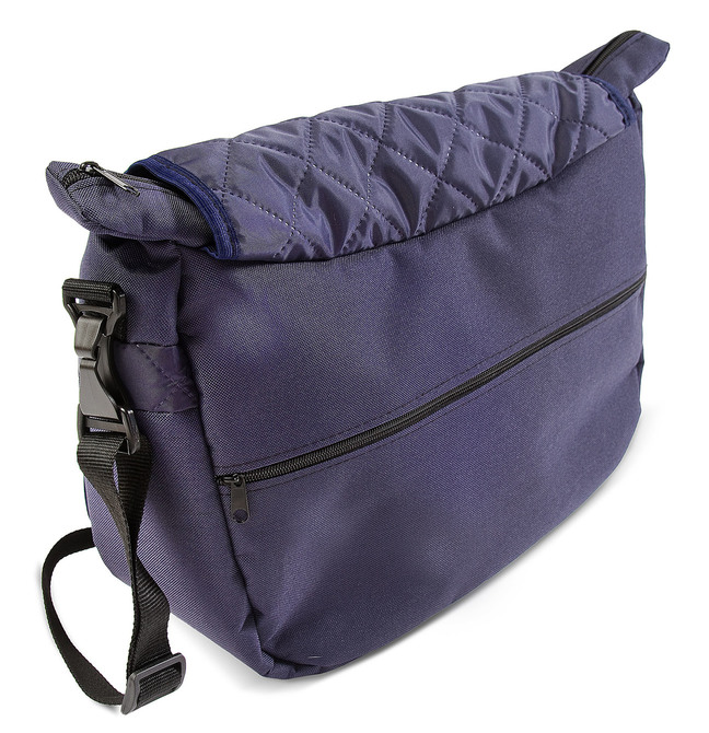 Quilted mama bag for strollers NAVY - Image 5