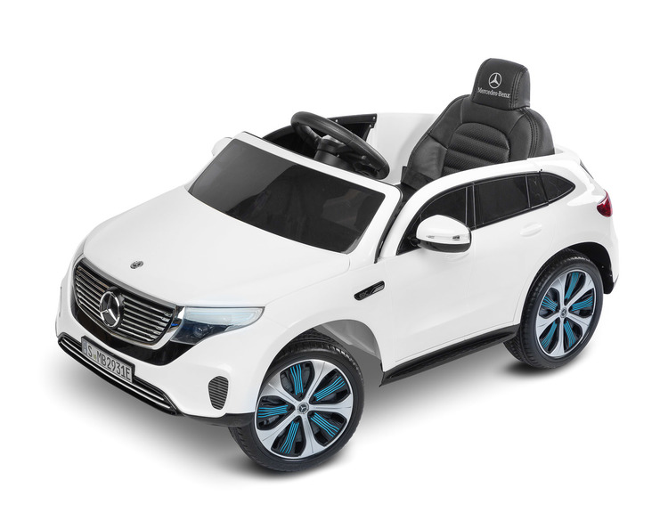 BATTERY RIDE-ON VEHICLE MERCEDES BENZ EQC POLICE WHITE - Image 2