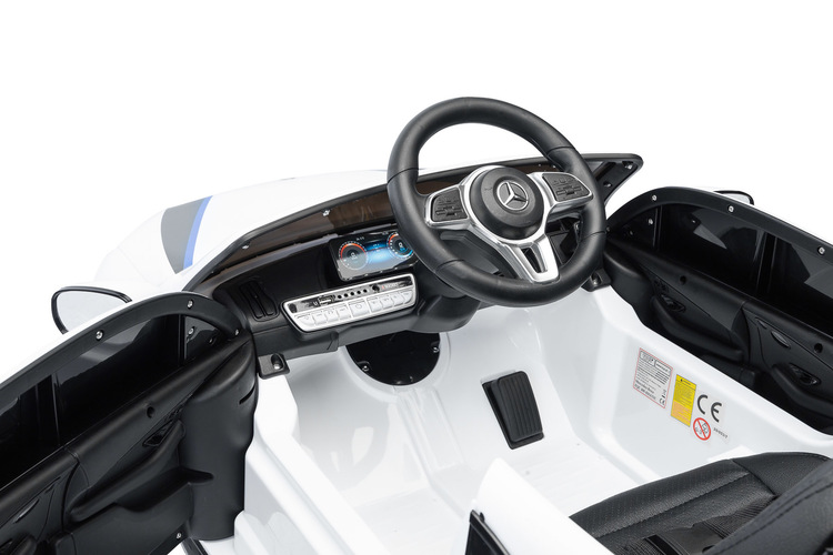 BATTERY RIDE-ON VEHICLE MERCEDES BENZ EQC POLICE WHITE - Image 10