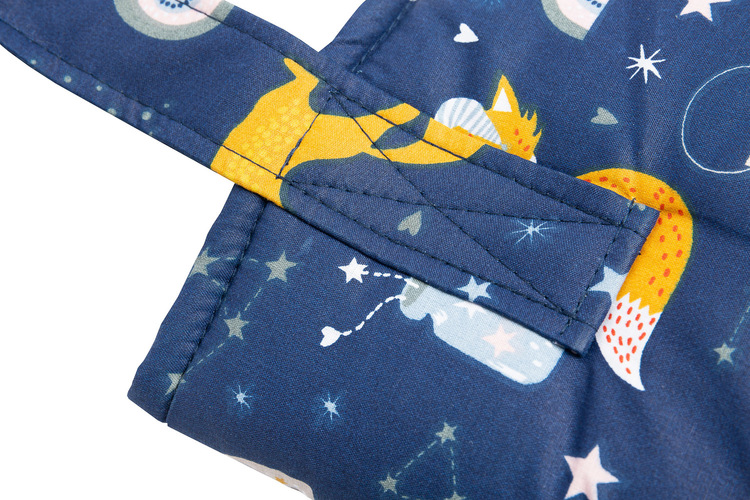 BASKET FOR TOYS MEDIUM - FOXES NAVY – Image 2