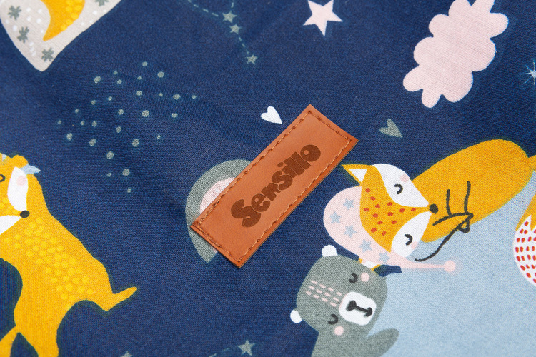 BASKET FOR TOYS MEDIUM - FOXES NAVY – Image 3