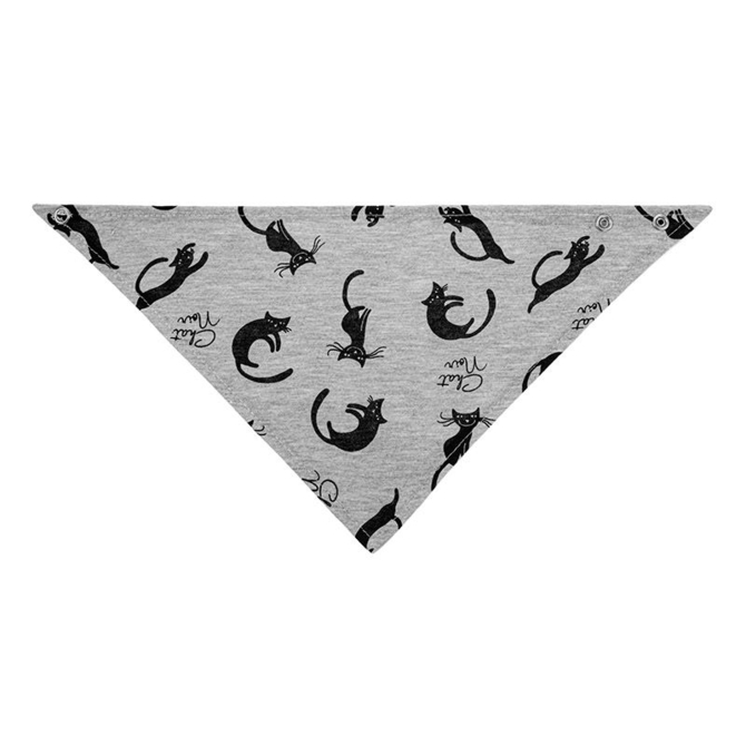 A1502 Baby bandana, 100% cotton (1 pc), snap fastener CATS - Image 4
