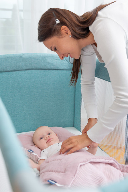 TRAVEL COT BASIC PLUS NAVY - Image 3