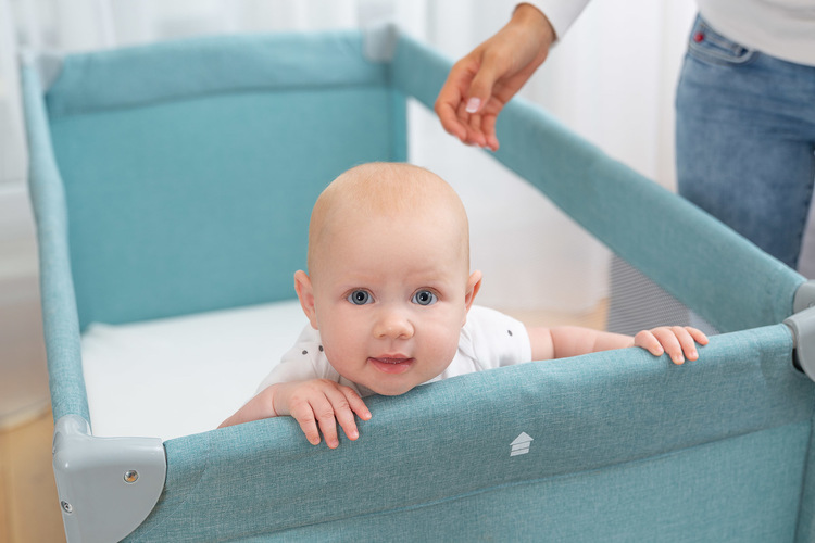 TRAVEL COT BASIC PLUS NAVY - Image 7