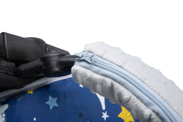 STROLLER INSERT DELUXE TEDDYBEARS NAVY - Image 5