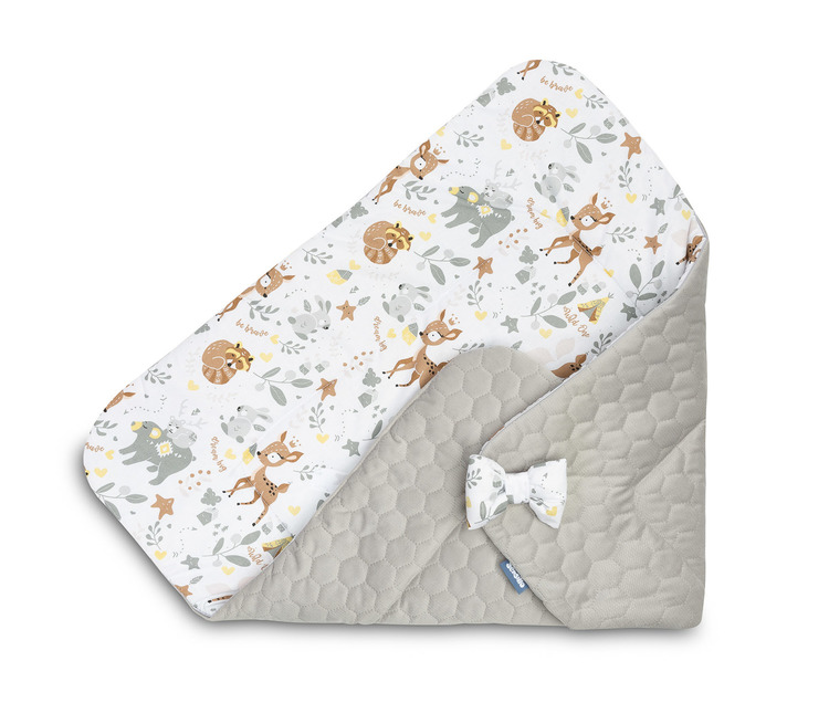 swaddle wrap VELVET WHITE FOREST ADVENTURE 75x75 - Image 3
