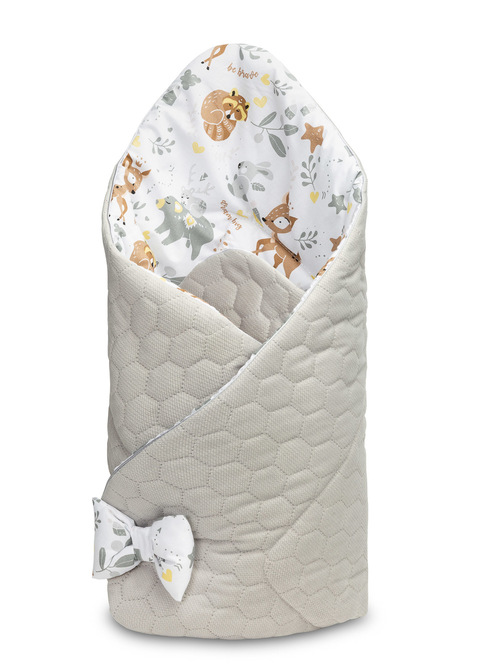 swaddle wrap VELVET WHITE FOREST ADVENTURE 75x75 - Image 4