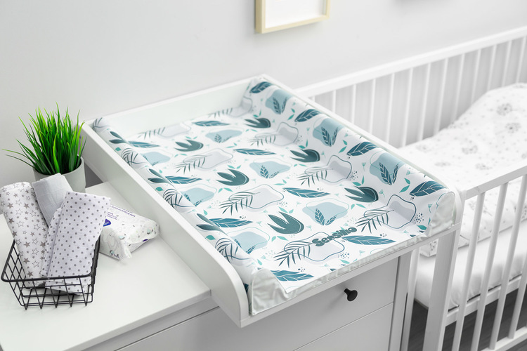 Soft Changing Pad - GARDEN PALM - imagine 2