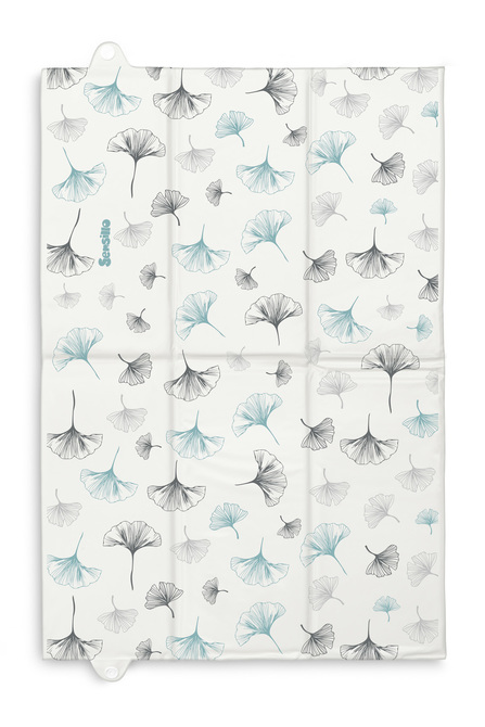 Tourist mat/changing mat – botanical blue - Image 3