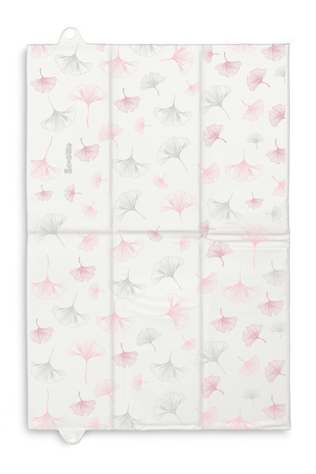Tourist mat/changing mat – botanical pink - Image 3