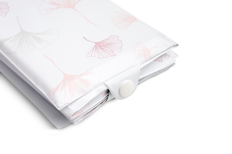 Tourist mat/changing mat – botanical pink - Image 4