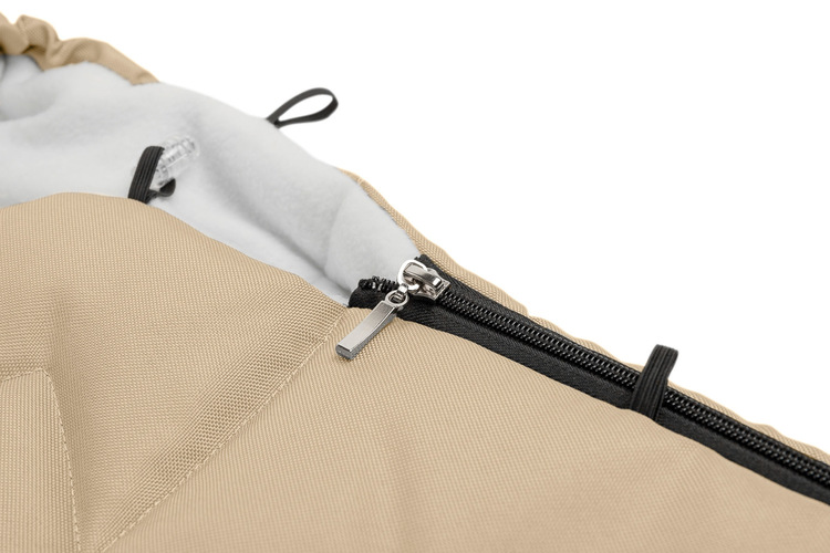 Romper Bag for Pushchair– cappuccino polar fleece (95x40) - Image 5