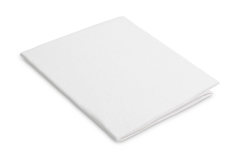 JERSEY WATERPROOF SHEET FOR THE PRAM WHITE 35X75 - Image 2