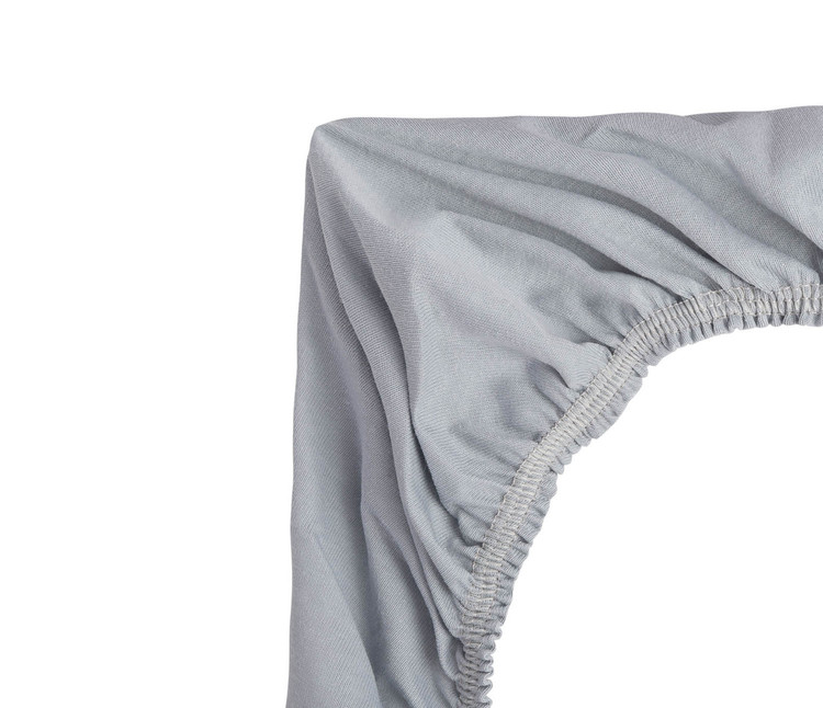 JERSEY WATERPROOF SHEET FOR THE PRAM GREY 35X75 - imagine 3