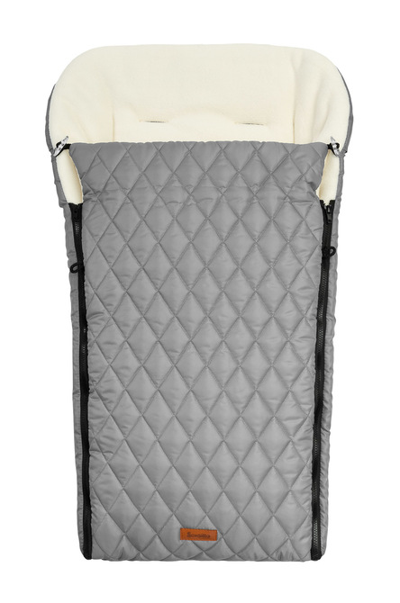 QUILTED POLAR ROMPER BAG GREY - Image 2