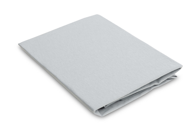 Bamboo bedsheet for cradle Gray 90x40 - Image 2