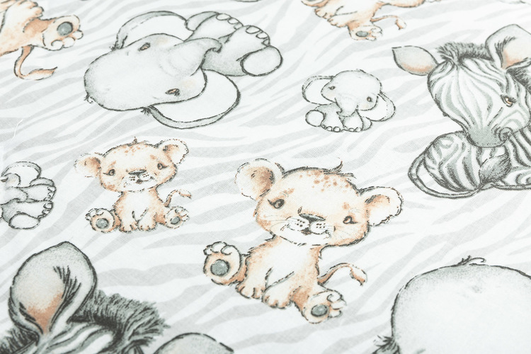 MINKY SAFARI/GRAPHITE CONE 75x75 – Image 4