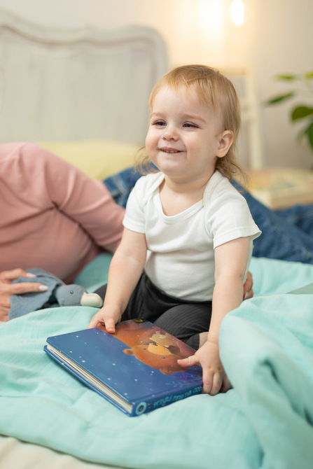 2-element MUSLIN bedding DUSTY ROSE 100x135 cm - Image 8