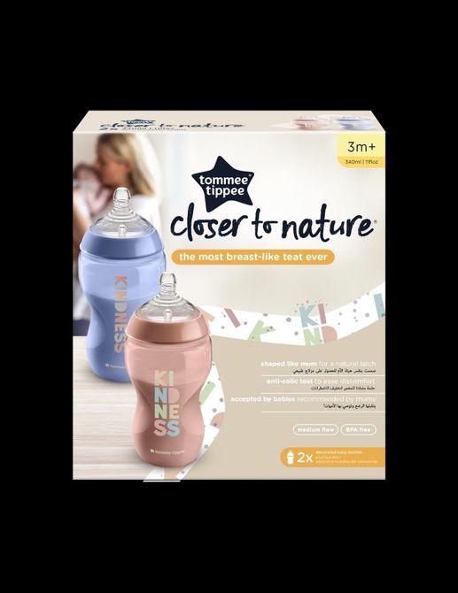 226303 BOTTLE 2 X 340ML GIRL-PANDA - Image 4