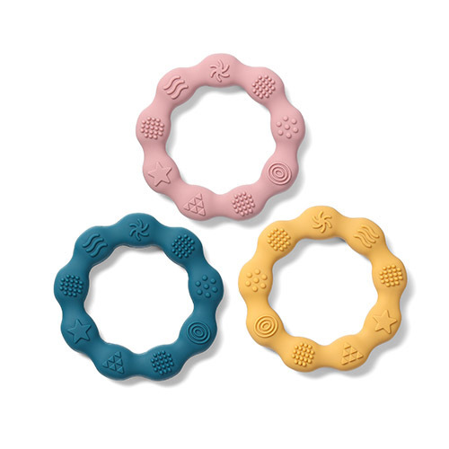 825/01 Silicone teether RING Yellow – Bild 6