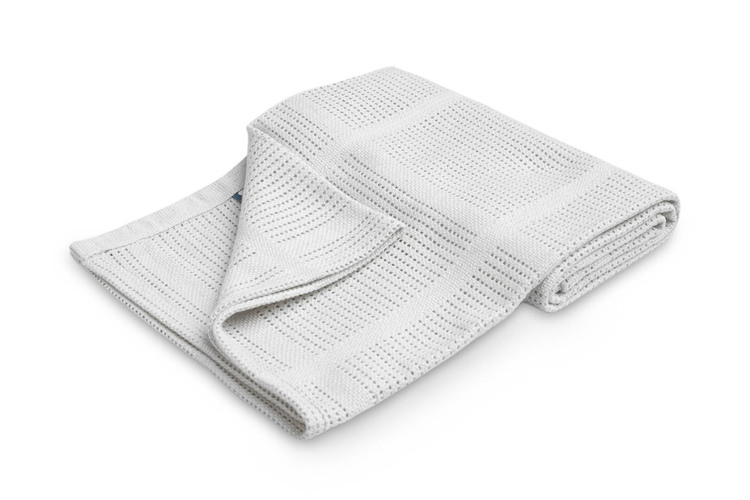 OPENWORK BLANKET LULU LIGHT GRAY - Image 2