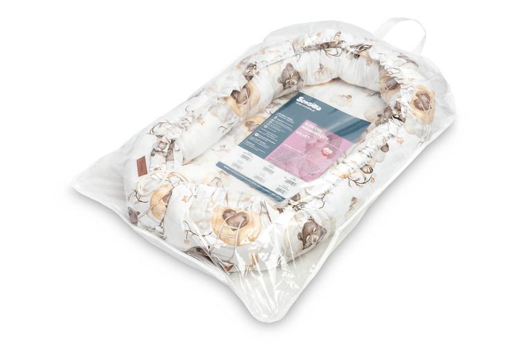 BABY NEST VELVET 80X45 DREAM BEIGE - Image 3