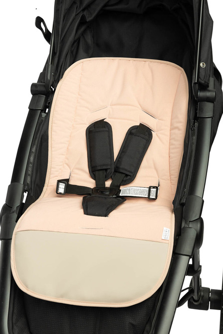 Velvet Pushchair Liner – PEONY - Image 5
