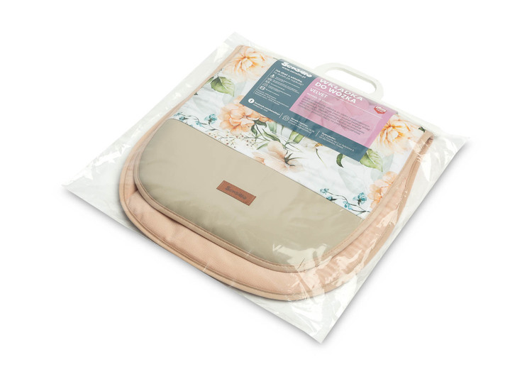 Velvet Pushchair Liner – PEONY - Image 6