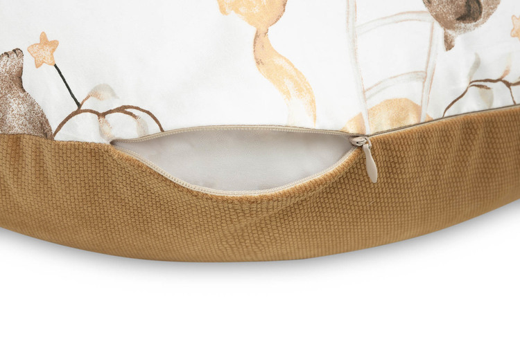 PILLOW FOR FEEDING VELVET DREAM BEIGE – Bild 3