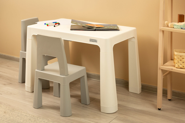 CHILDREN'S TABLE MONTI GREY - Image 9