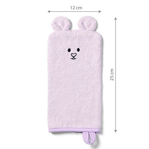 787/01 Bamboo baby wash mitt pink - Imagen 2